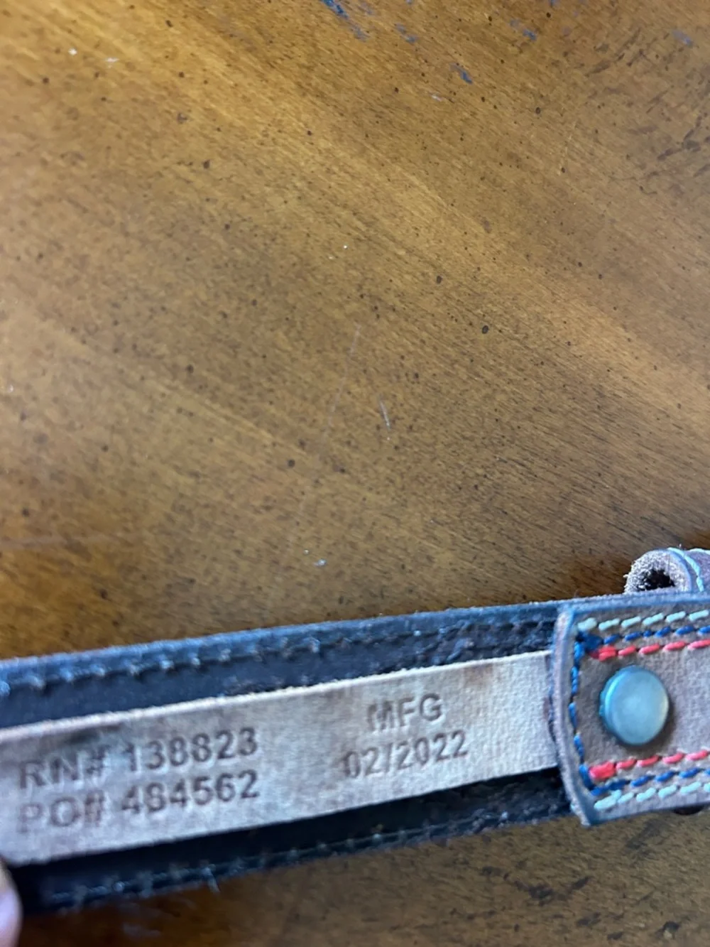 SHYANNE Girls Star Struck Made in India Brown Western Genuine Leather Belt 26”